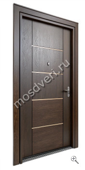 Входная дверь для коттеджа с массивом и терморазрывом - купить от производителя Мосдвери Входная дверь для коттеджа с массивом и терморазрывом